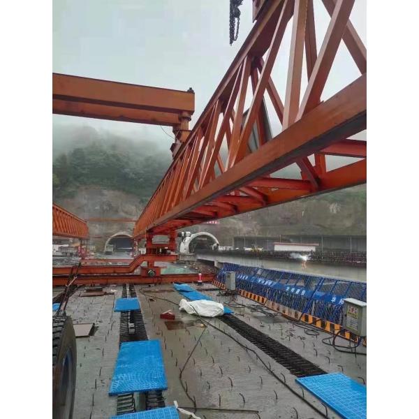 JQJ 160t bridge erecting machine, double beam truss bridge erecting machine