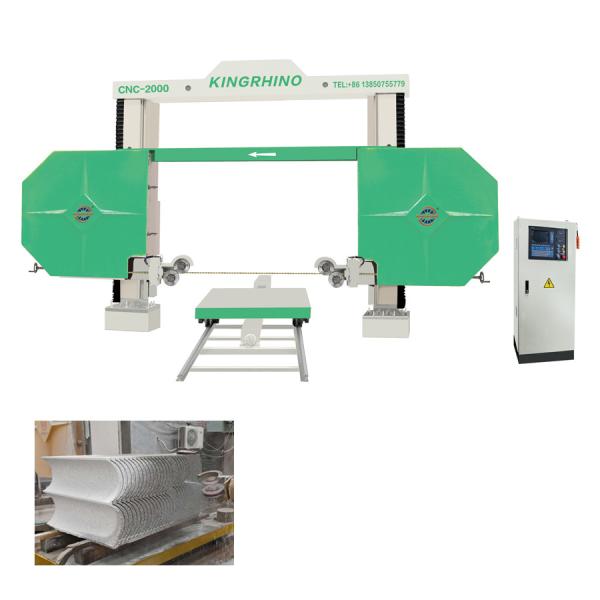 11Kilowatts 3000x3000x1500mm CNC Diamond Wire Saw Cutting Machine For Marble