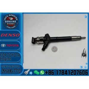 Diesel Fuel Injector 23670-51031 095000-7710 For Toyota Landkuluze 1VD-FTV, D,