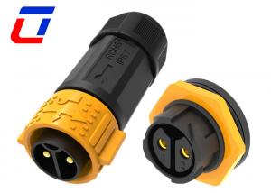 Cheap 600V 30A M25 Waterproof Male And Female Connectors 2 Pin IP67 Panel Mount Connector for sale