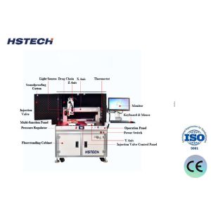 Cheap Visual Glue Dispensing Machine For Security Products With Fast Identification for sale