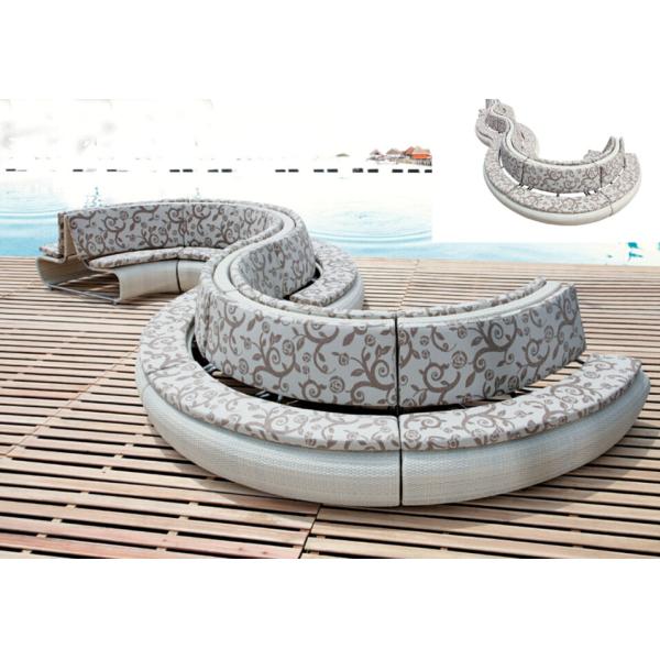 8pcs snake curve rattan saloon waiting sofa shop mall sofa --9136
