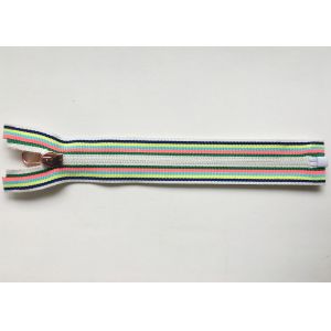 European style fashion backpack colorful coil nylon zippers with auto - lock