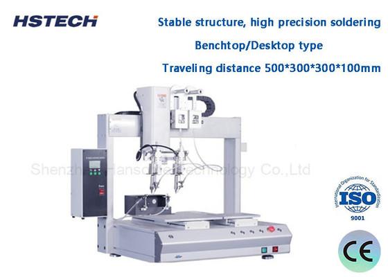 Quality High Precision Soldering Automatic PCB Soldering Robot Single Tip With Dual Working Station wholesale
