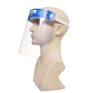 PET Protective Face Shield Transparent Plastic Isolation Antiviral Face Shield