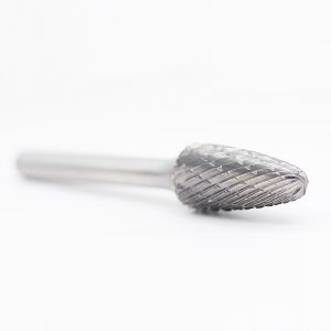 Cheap SF-3 Tree Shape Radius End Double Cut Tungsten Carbide Burr With 1/4'' Shank Double Cut for sale