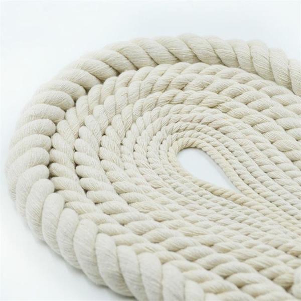 Quality 200m/220m Length White Cotton Rope for Flogline Signal Halyard Strong and Durable wholesale