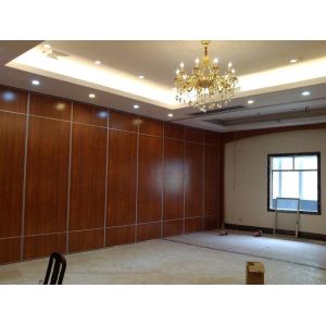 Aluminum Acoustic Movable Partition Walls / Function Room Sliding Folding
