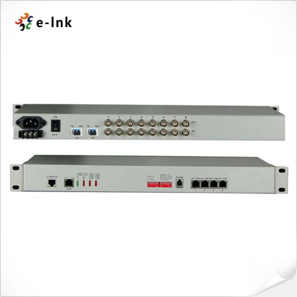 Quality PDH Fiber Multiplexer 8E1 4GE 1+1 Protection 120km Gigabit wholesale