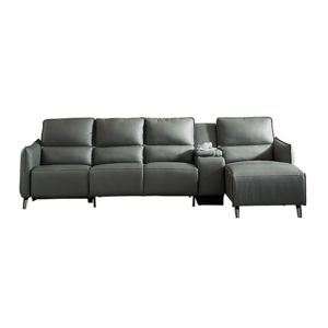 BN Electric Functional Sofa with Electric Switch Panel and First Layer Cowhide