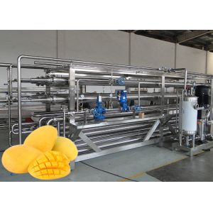 SS304 UHT Pasteurization Machine Pear Paste Turnkey Processing Line