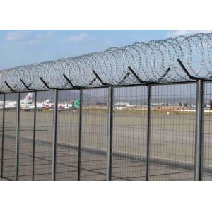 High Security Plastic Coated Welded Wire Mesh Panels with 50mmx100mm and