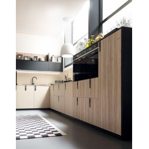 Customized Modern Storage Furniture High Gloss Lacquer Kitchen Cabinet With