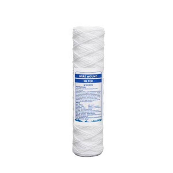 Quality PP Cotton Yarn String Wound Water Filter Cartridge Replacement 10 Inch For Food Beverage wholesale