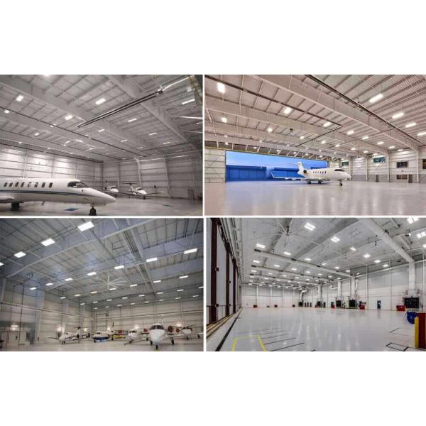 Pre Fabricated Steel Structure Hangar Warehouse Workshop Metal Frame Commercial Buildings