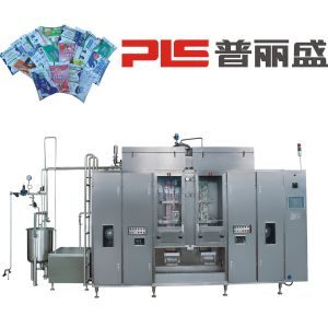 Milk Aseptic Filler Machine 4500-9000 PPH Liquid Pouch Packing Machine