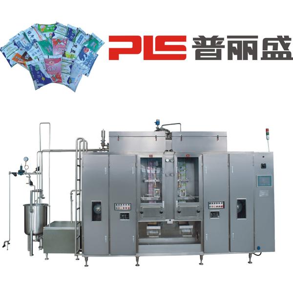 Quality Milk Aseptic Filler Machine 4500-9000 PPH Liquid Pouch Packing Machine wholesale