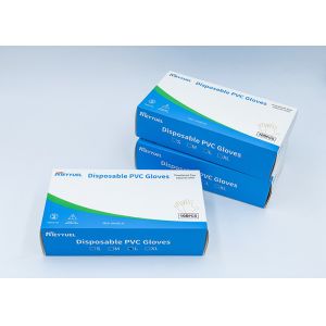 Disposable PVC Glove Easy Donning And Helps Prevent Roll Back.