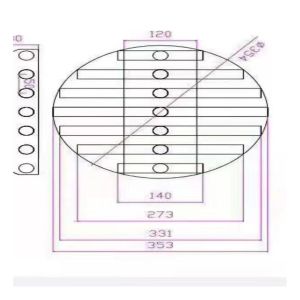 Custom Permanent Strong Magnet Grid 12000 Gauss Neodymium Bar Rod Separator
