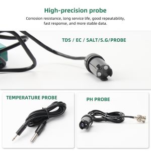 Smart Tuya Wifi Digital PH Meter with Data Logger Function and 6 in 1 TDS.EC.PH