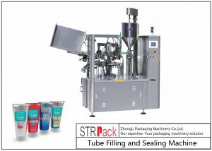 Cheap Automatic Tube Filling And Sealing Machine For Hand Cream / Honey / Shampoo for sale