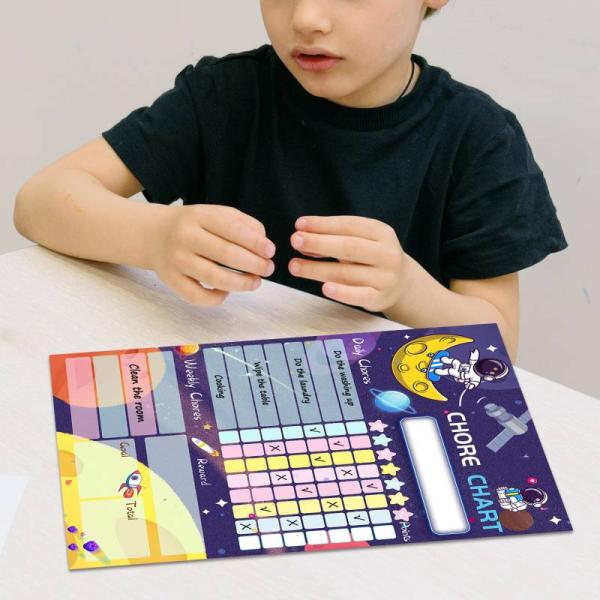 Dry Erase Educational Learning Products Isotropic Magnetic Chore Chart