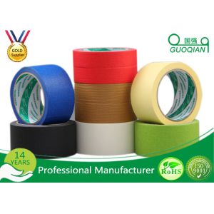 Crepe Paper Colored Masking Tape With High Temperature Silicone
