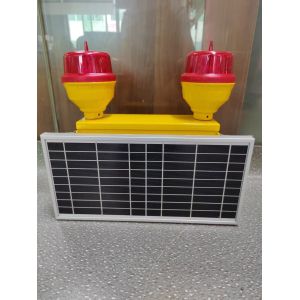 IP66 Solar Aviation Light LED 100K Hours 10-Year Life