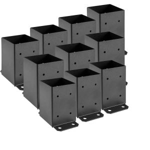 Fence Accessories UV Resistant Deck Railing Base Bracket with Lamp Handrail Supports