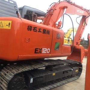 12 Ton Mini Excavator Hitachi 120 Used Hitachi EX120 Excavator In Good Condition