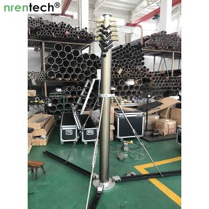 9m lockable pneumatic telescopic mast 70kg payloads NR-2200-9000-70L