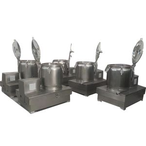 GMP Standard 470L Basket Centrifugal Cbd Oil Hemp Extraction Machine