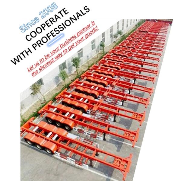 40ft Light Dead Weight Skeleton Reefer Container Semi Trailer
