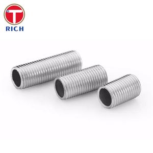 CNC Machining Hollow Threaded Tube Connect Outlet External Boom Screw Thread
