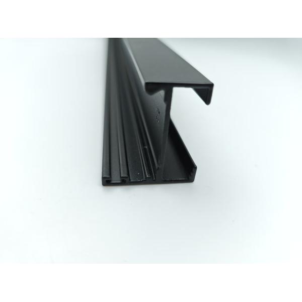 Quality Top-tier factories supply custom-made black anodized aluminum extruded profiles for the 6000 series of doors and windows, featuring CNC cutting and bending processes. wholesale
