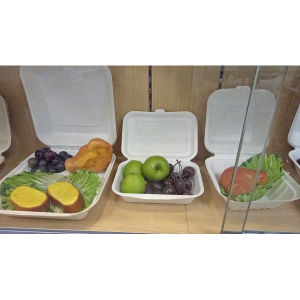 Easy Operate Sugarcane Bagasse Plates Machine , Bamboo Cutlery Making Machine