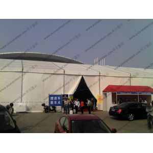 Fire Prevention Art Show Tents 25 x 90m Colorful Cover Automatic With Rolling