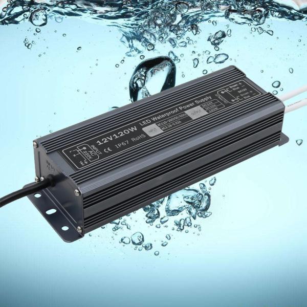 12v 120w waterproof power supply IP67 with coffee color LED transformer Adapter