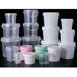 China Bucket with Lid Plastic Food Bucket for PrintingIML Or Thermal Transfer Or Screen Printing on sale