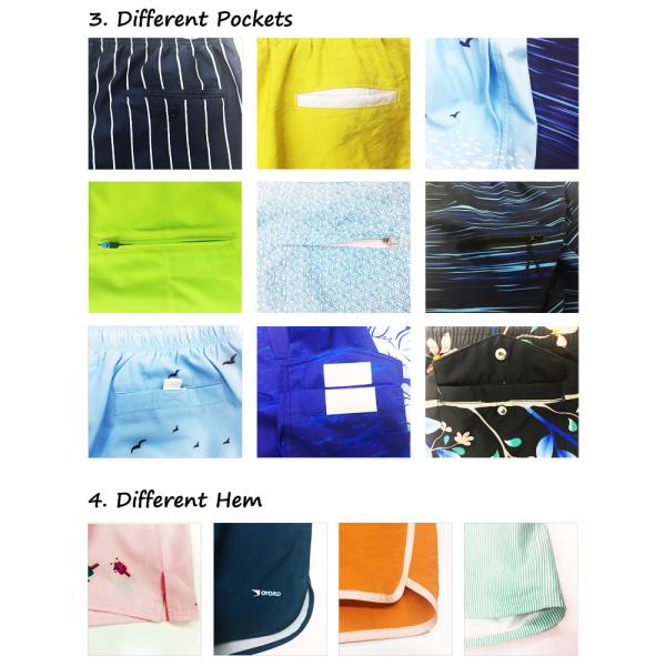 Mens Beach Trunks Soft Mesh Liner Skin Friendly Spcious Front Side Bright Colors