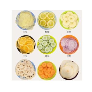 Semi Automatic Large Capacity Vegetable Slicer Knife Restaurant