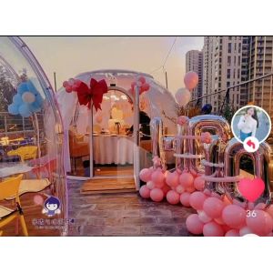 Large Ceremony Party Bubble Tent Decoration Polycarbonate Dome House