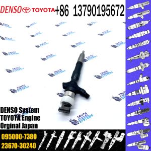 China FUEL INJECTOR 095000-6190, 23670-30300 23670-30240,095000-7760, 095000-8740, 095000-7380 FOR TOYOTA 2KD-FTV ENGINE on sale