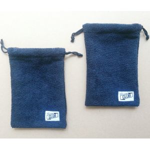 280gsm Microfiber Drawstring bag , MSDS SVHC Microfiber Eyeglass Pouch