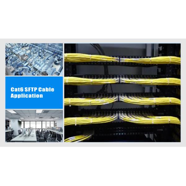 Industrial CAT6A FFTP Shielded LAN Cable LSZH Solid Copper for 5G & Automation Networks