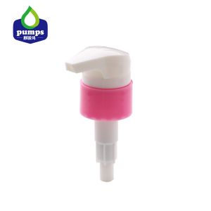 China Durable Customized Pink Lotion Pump / Ribbed Foaming Hand Soap Pump on sale