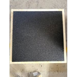 Fire Resistance Gym Rubber Floor Tiles 100cmx100cmx20mm Made with Recycled Tyre
