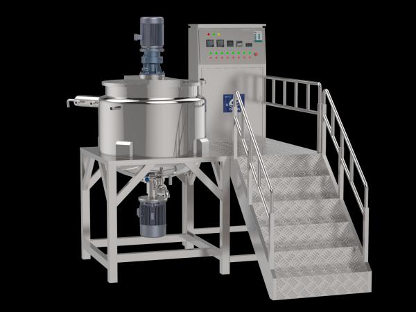 Quality Stainless Steel Blender Mixer Industrial Mixing Tanks Liquid Soap Shampoo Detergent Making Machine wholesale