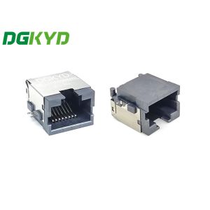 LCP Rj45 Female Connector SMD 8 Pin Sinking On Board DGKYDCB801188GWA6SB1133