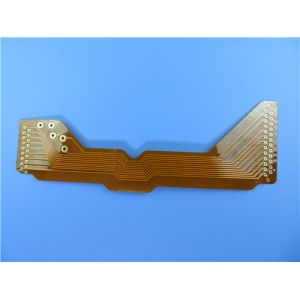 Flexible Printed Circuit (FPC) Built on 2oz Polyimide With Immersion Gold and Yellow Coverlay  for Interface Module